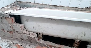 Демонтаж ванной комнаты в Минеральных Водах - стоимость работ от 820 руб. | Сварной-Мнр